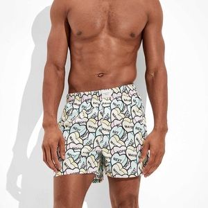 American Eagle Outfitters Men's Eagles AEO Candy Hearts Stretch Boxer Short
